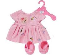 Vêtements de poupée nés pour bébé - robe d'ours en peluche Rose G