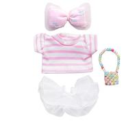 Vêtements de poupée pour labub, ensemble de tenues de poupées de 17 cm, adorables accessoires de vêtements de poupée haut de gamme, mode de luxe