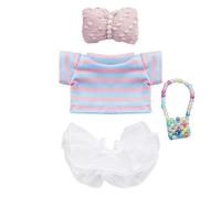 Vêtements de poupée pour labub, ensemble de tenues de poupées de 17 cm, adorables vêtements de poupée haut de gamme, accessoires de mode de luxe haut de gamme