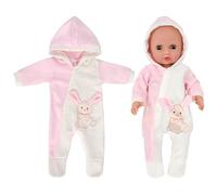 Vêtements de Poupée pour New Born Baby Poupée, Vêtement de Poupée, Tenue Vêtement pour Poupée Vetement Poupee, Tenue de Poupée Accessoires pour Poupées avec Barboteuse pour Poupée 35-45 cm