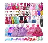 Vêtements De Poupée, Robe De Mariée, Maillot De Bain, Chemise, Jupe, Talons Hauts, Chaussures, Tenue, Accessoires Pour Maison De Poupée Barbie, Jouet Pour Enfants, 35 Pièces