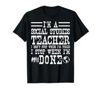 Vêtements de Professeur d'études sociales - Design Amusant et Mignon pour Enseignants T-Shirt
