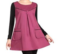 Vêtements de protection contre les radiations, tablier de réservoir toutes saisons, vêtements de protection contre les radiations(Rose Red,XL)