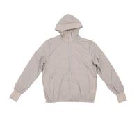 Vêtements de protection solaire pour hommes avec 2 ventilateurs, gris, alimentation USB 18 000 mAh, veste UV respirante et élégante pour la pêche d'été en plein air XXL