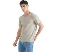 Vêtements de protection T-shirt de protection contre les radiations en fibre d'argent et champ électromagnétique La fibre d'argent for hommes peut être portée en toutes saisons(V Neck,XL)
