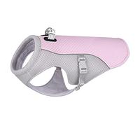Vêtements De Refroidissement D'été pour Chien Harnais Gilet Protection UV Maille Anti-Fuite avec Bande Réfléchissante Sûre Tissu en Maille Vêtements pour Animaux Compagnie Refroidissement