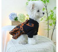 Vêtements de Saint-Valentin pour chiens et chats - Vente en gros directe d'usine (tenue de couple imprimé léopard - jupe, taille XS)