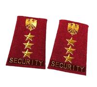 Vêtements de sécurité Épaulette d ' épaule Épaulettes en tissu décoratif pour uniforme de sécurité Tenue de travail Couture Embellissement Badges uniformes