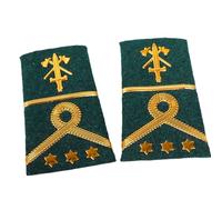 Vêtements de sécurité Épaulette d ' épaule Épaulettes en tissu décoratif pour uniforme de sécurité Tenue de travail Couture Embellissement Épaulettes de garde