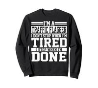Vêtements de signalisation de trafic - Superbe Design drôle de Drapeaux Sweatshirt
