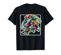 Vêtements de Skate rétro pour Hommes et Enfants Y2K Cool Wolf T-Shirt