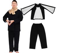 Vêtements de soins aux patients pour patients âgés handicapés en chirurgie, vêtements chauds avec doublure en peluche pour handicapés à domicile, combinaison de fracture, facile à porter et à enl