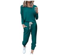 Vêtements De Sport Femme Ensemble Molleton Confortable Running Jogging Printemps Pantalon À Poches Tenue Maison Sweatshirt Bio Vêtement Respirant Survêtement Yoga Oversized Été Séchage Rapide