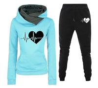 Vêtements De Sport Femme Ensemble Molleton Confortable Tenue Maison Élégante Printemps Léger Survêtement À Capuche Sportswear Légère Running Tracksuit Zip Complet Été Chaud Hiver Jogging Décontractée