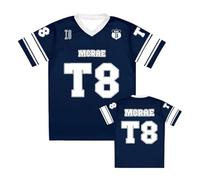 Vêtements De Sport pour Hommes Et Femmes Printemps Été T-Shirts De Football Tate McRae T8 Impression 3D T-Shirts À Séchage Rapide Hauts (White,Grand)