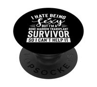 Vêtements de survivant de greffe de moelle osseuse - Survivors Design PopSockets PopGrip Adhésif