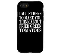 Vêtements de tomates Vertes Frites | Design Amusant d'amant de tomates Coque pour iPhone SE (2020) / 7/8