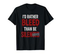 Vêtements de vérité sanguine pour ceux qui meurent en parlant de nouveauté. T-Shirt