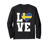 Vêtements de voyage Love Sweden Great Sweden Swedish Love Manche Longue