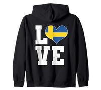 Vêtements de voyage Love Sweden Great Sweden Swedish Love Sweat à Capuche