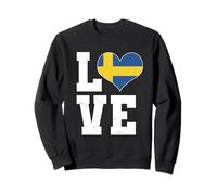 Vêtements de voyage Love Sweden Great Sweden Swedish Love Sweatshirt