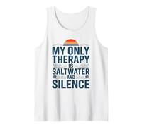 Vêtements décontractés d'été My Therapy is Saltwater and Silence Beach Débardeur