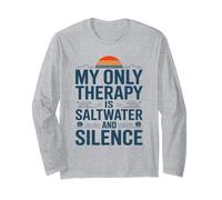 Vêtements décontractés d'été My Therapy is Saltwater and Silence Beach Manche Longue