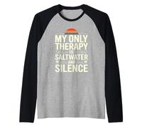 Vêtements décontractés d'été My Therapy is Saltwater and Silence Beach Manche Raglan