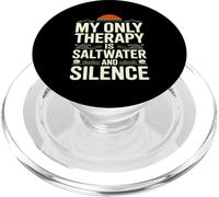 Vêtements décontractés d'été My Therapy is Saltwater and Silence Beach PopSockets PopGrip pour MagSafe