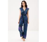 Vêtements Desigual Jumpsuit Floresazul pour Femme M Bleu