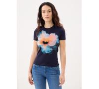 Vêtements Desigual Ts Estocolmo pour Femme L Bleu
