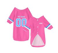 Vêtements d'été personnalisés pour chien, vêtements de sport personnalisés avec nom/numéro/logo, T-shirt personnalisé pour chiens et chats de petite et moyenne taille