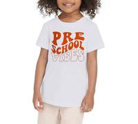 Vêtements d'été pour bébés garçons et Filles, Chemise du Premier Jour d'école dans ma Chemise préscolaire, Chemises de Maternelle pour Tout-Petits Débardeurs pour Pack Fille (White, 9-10 Years)
