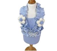Vêtements d'été pour chien et chat - Chemise pour chiot, bichon maltais, bichon maltais, frisé, caniche, schnauzer - XS (XXL, bleu)