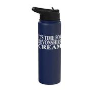 Vêtements Devonshire Cream | Funny Awesome Cream Design Stainless Steel Insulated Water Bottle