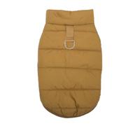 Vêtements d'hiver Chauds De Couleur Unie pour Chiens, Veste D'extérieur Imperméable pour Pitbull Shiba Inu Bouledogue Labrador, Vêtements De Travail,Café,M