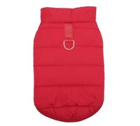 Vêtements d'hiver Chauds De Couleur Unie pour Chiens, Veste D'extérieur Imperméable pour Pitbull Shiba Inu Bouledogue Labrador, Vêtements De Travail,Rouge,XL