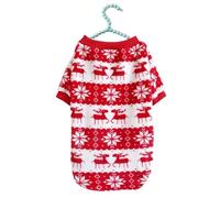 Vêtements d'hiver Chauds for Chiots, Pulls de Noël Style National for Petits Chiens, Pulls à Capuche for Chihuahua Pinscher(B,XXL)