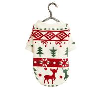 Vêtements d'hiver Chauds for Chiots, Pulls de Noël Style National for Petits Chiens, Pulls à Capuche for Chihuahua Pinscher(A,XS(Old))