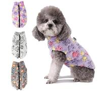 Vêtements d'hiver for Chien, Gilet Polaire for Petits et Moyens Chiens, Chats, Chiots, Doux et Chauds, vêtements réglables, Tenues for Chihuahua(A,S)