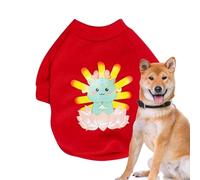 Vêtements d'hiver pour chat | Pull d'hiver coupe-vent pour chien du Nouvel An - Manteau pour chien par temps froid avec motif dragon pour fête sur le thème de Noël, réunions de famille