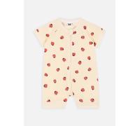 Vêtements Dim Cotton Stretch Romper X1 pour Enfant 6M Beige