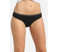 DIM Culotte Femme Menstruelle Classique Coton Bio Flux Moyen DIM Protect x1, Noir, L