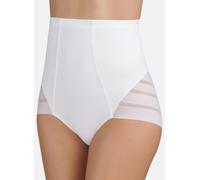 DIM Culotte Femme Taille Haute Diam's Control Medium Effet Ventre Plat x1, Blanc, M