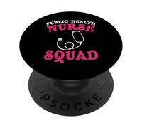 Vêtements d'infirmière de santé publique - Design Amusant et Unique pour infirmières PopSockets PopGrip Adhésif