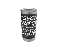 Vêtements d'infirmière psychique - Design amusant d'infirmières incroyables Gobelet isotherme en acier inoxydable double paroi