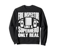 Vêtements d'inspecteur d'incendie | Design Unique et Amusant d'inspecteurs Sweatshirt