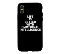 Vêtements d'intelligence émotionnelle - Design Unique pour Les Amoureux de l'IE Coque pour iPhone X/XS