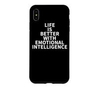 Vêtements d'intelligence émotionnelle - Design Unique pour Les Amoureux de l'IE Coque pour iPhone XS Max