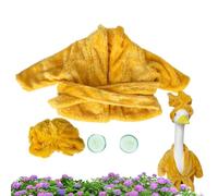 Vêtements d'oies porche - Costume de peignoir pour oies porche, tenue de statue de jardin drôle, ensemble de robe | Décoration de vacances saisonnière pour Halloween Terrace Lawn Courtyard Eve
